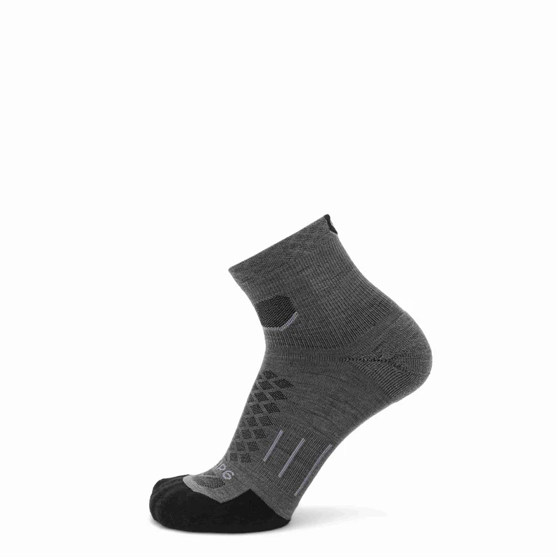 Grip6 Run 1/4 Crew Merino Wool Sock