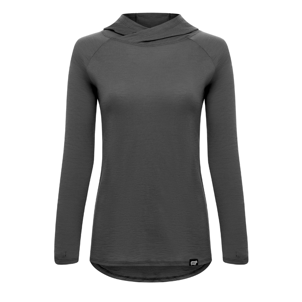 Women s Nuyarn Merino Lightweight Hoodie W RU Wool Co