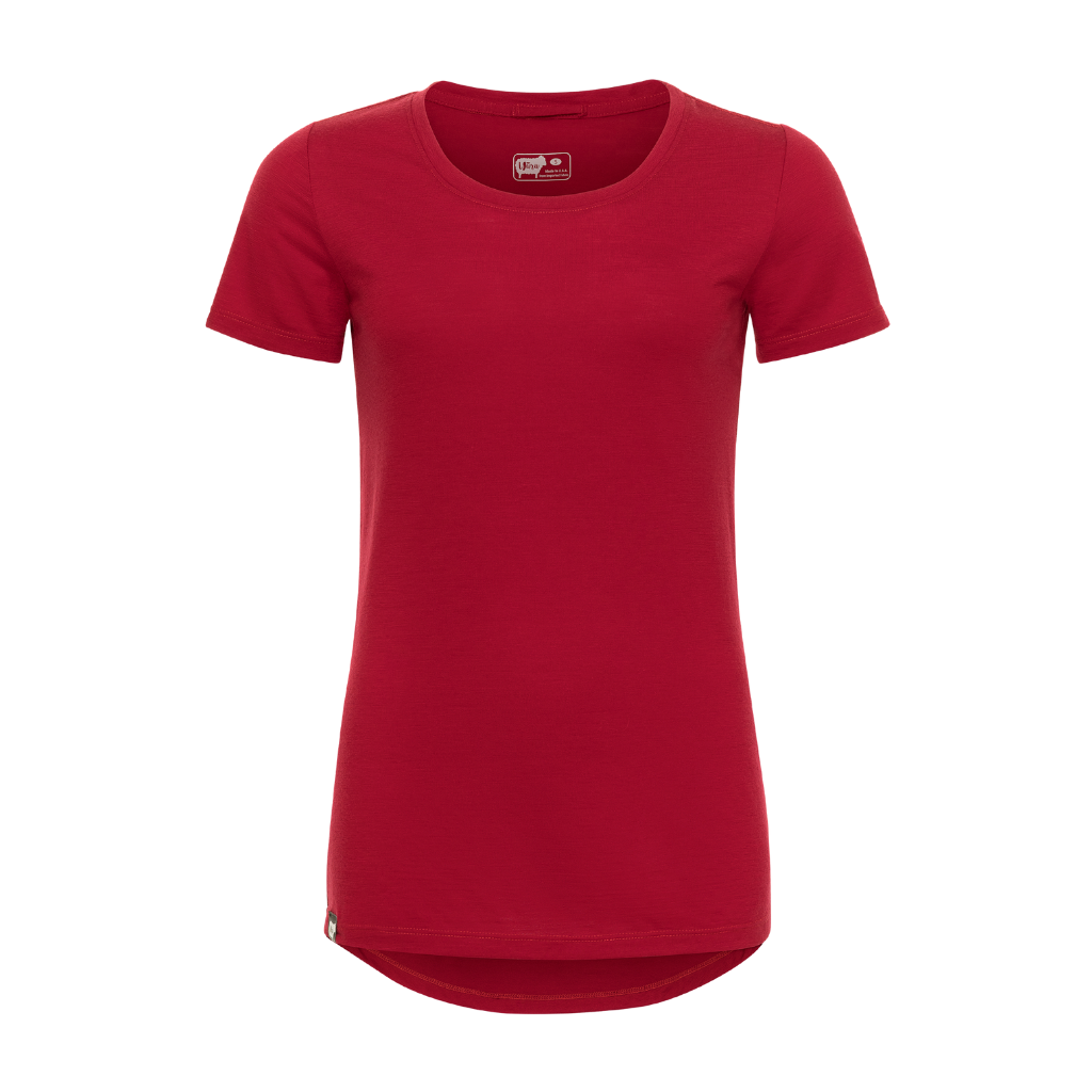 Women's 100% Merino Wool Short Sleeve Shirt