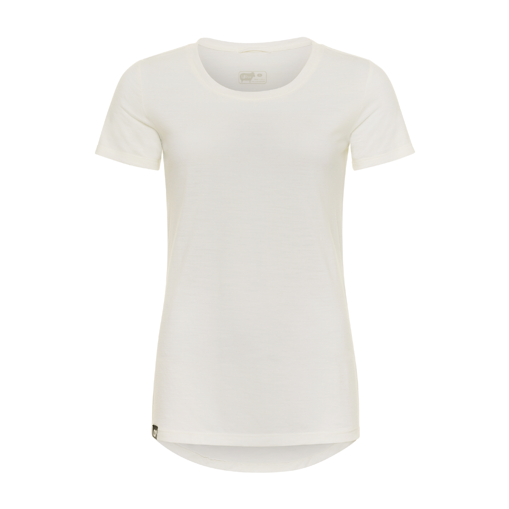 White merino wool sales shirt