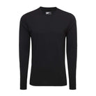 Mens Long Sleeve Merino Shirt - Black - Made in America